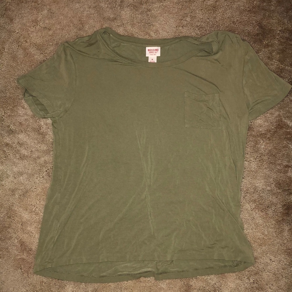 Mossimo army green shirt